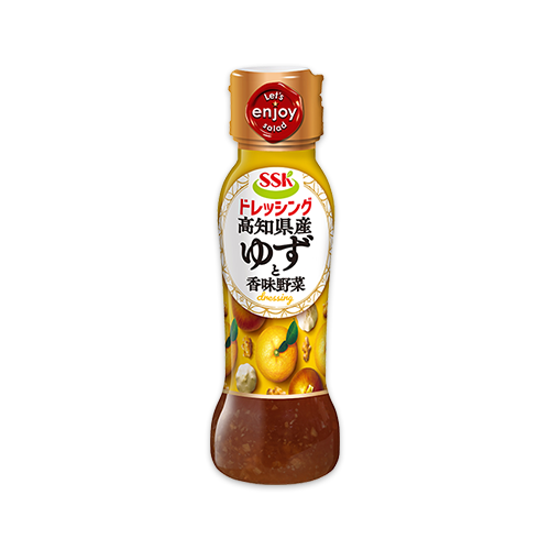 高知県産ゆずと香味野菜ドレッシング160ml